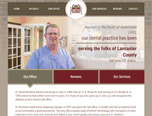 Tablet Screenshot of drdavidrichards.com